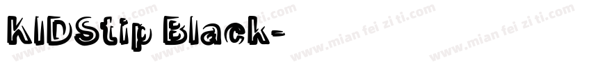 KIDStip Black字体转换